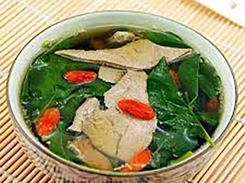 桑葉豬肝湯